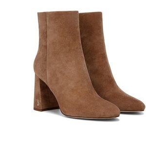 NWOT Sam Edelman Daria Ankle Boots, Almond Taupe, Size 8.5